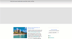 Desktop Screenshot of hawaiicruiseexcursions.com